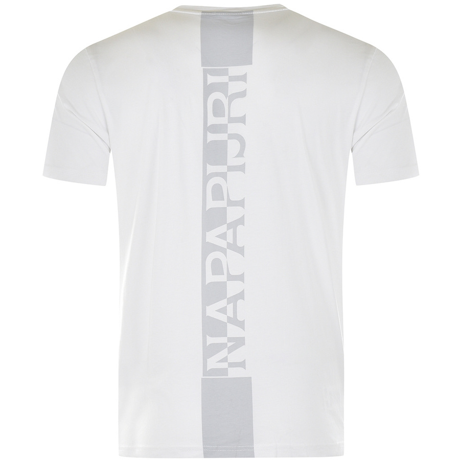 Napapijri T-Shirt Męski NP0A4F6V Biały -40%