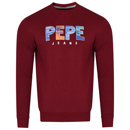 Bluza Męska PEPE JEANS Waddon PM508948 Bordowa