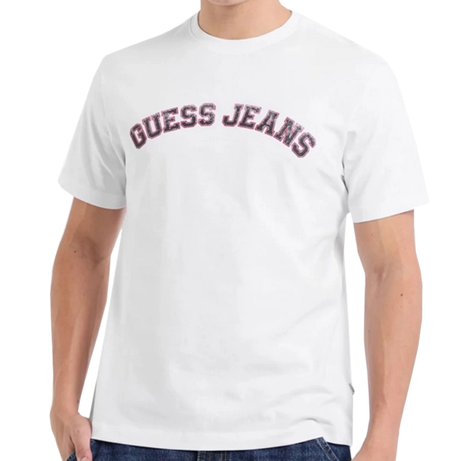 T-shirt Męski GUESS JEANS 171441 Biały