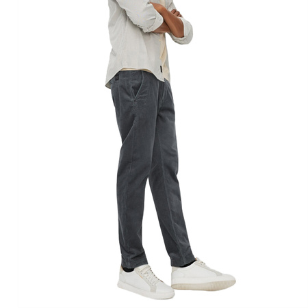 Camel Active Spodnie Sztruksowe CA522E04K-K11 niebieskie