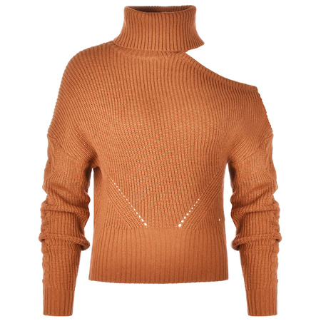 Sweter Golf Damski GUESS Gali Q1BR12 Z1S00 Brązowy