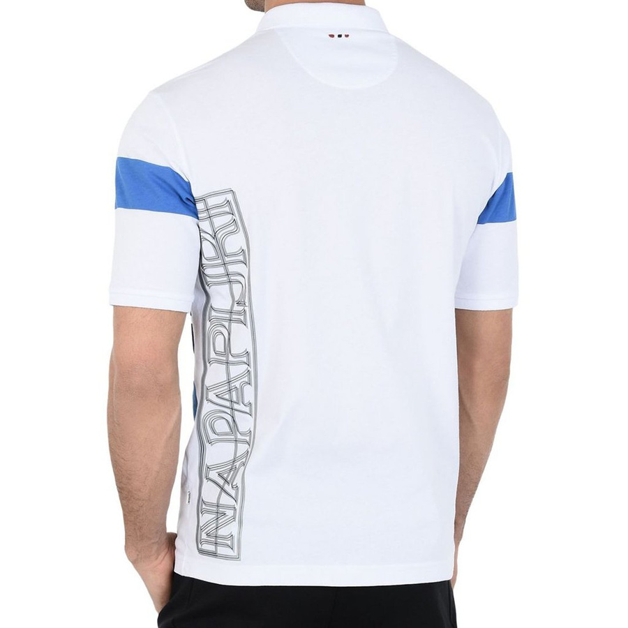 POLO NAPAPIJRI ERIP REGULAR FIT BIAŁY