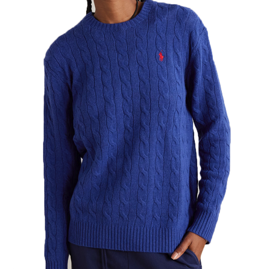 Sweter Damski POLO RALPH LAUREN 46376663 Niebieski