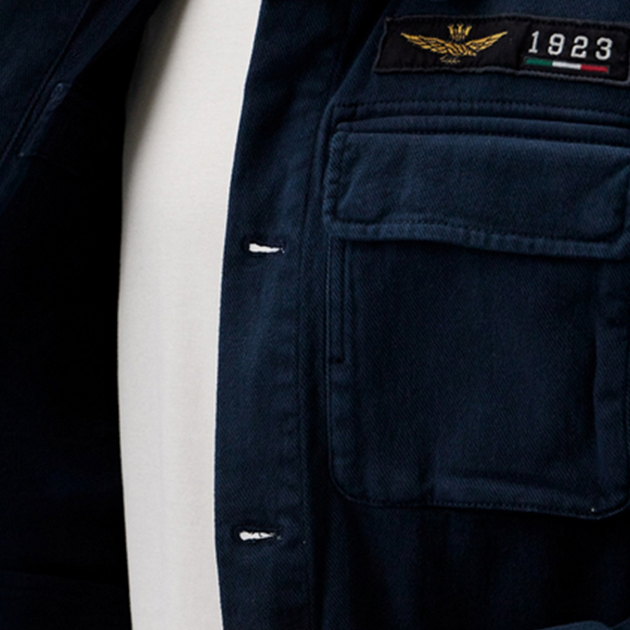 Kurtka Aeronautica Militare 242AC026CT3371 Granatowy