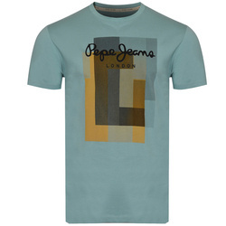 T-shirt Męski PEPE JEANS Oldwive PM508942 Zielony