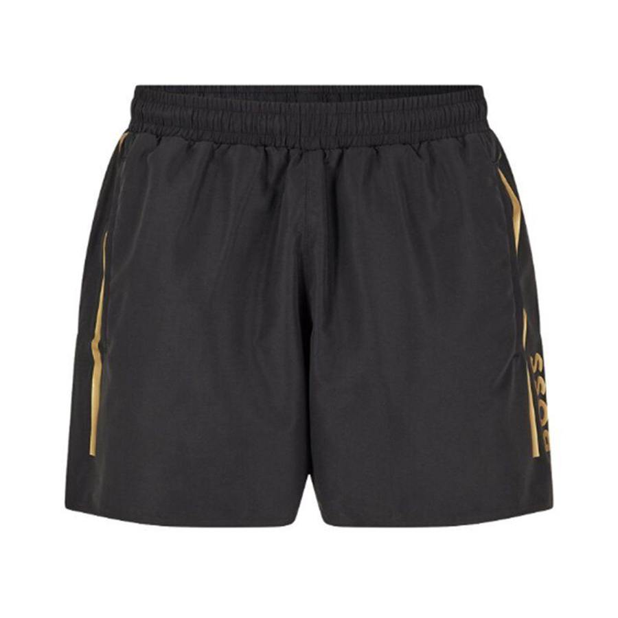 Męskie Kąpielówki BOSS 50481909 Czarne