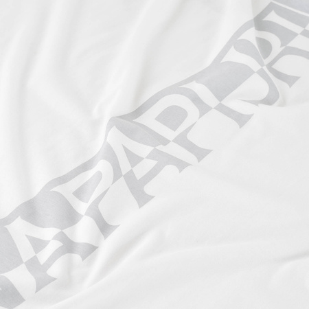 Napapijri T-Shirt Męski NP0A4F6V Biały -40%