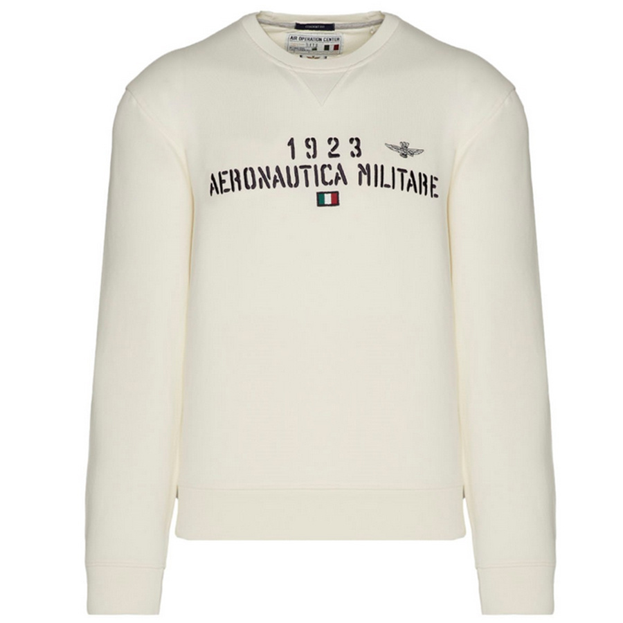 Bluza AERONAUTICA MILITARE 231FE1746F489 Kremowy