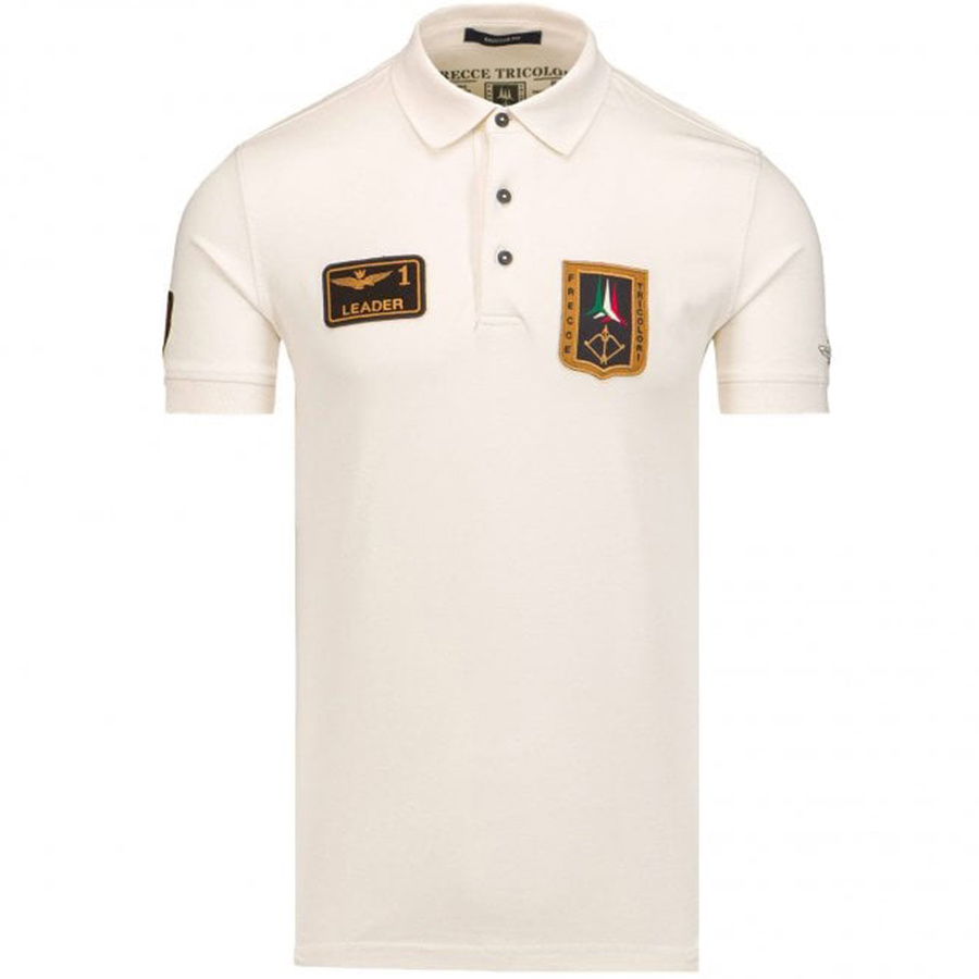 Koszulka Polo Aeronautica Militare 241PO1762P192 Biała