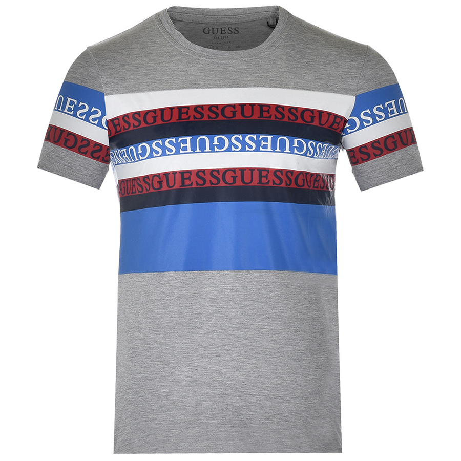 T-Shirt Męski GUESS Szary M0BI71 I3Z11 Logo