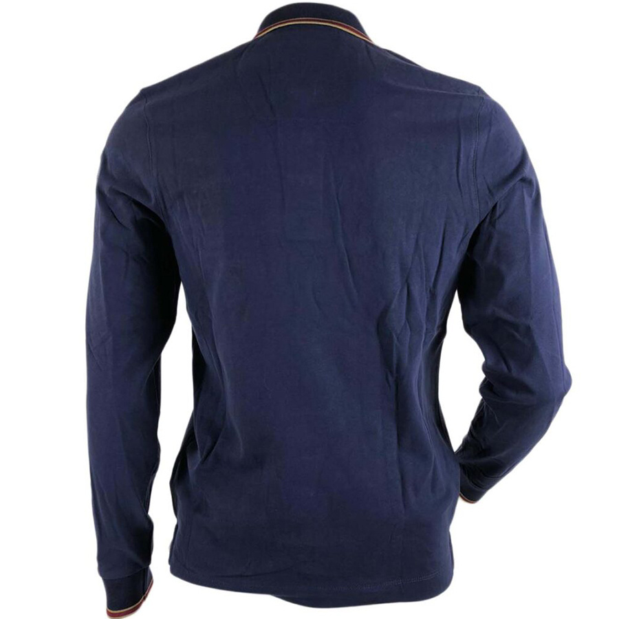 Koszulka Polo Aeronautica Militare 182PO1285J419 Granatowa