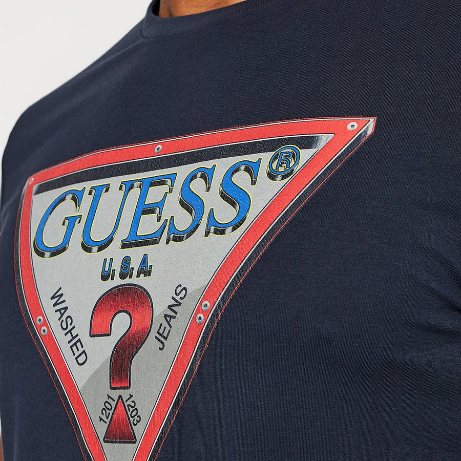 T-Shirt Męski GUESS M0BI58 J1300 Slim Fit