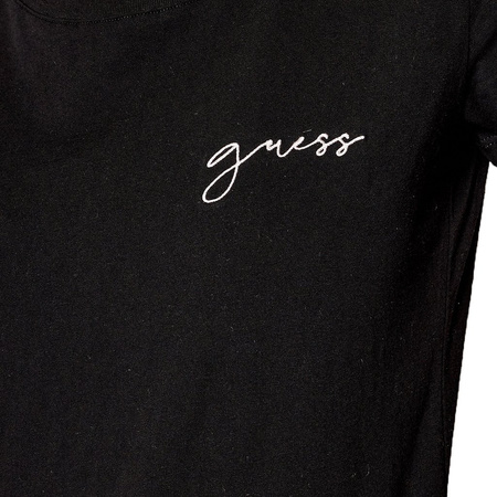 T-Shirt Damski Guess O1GI03 K8HM0 Czarny Regular