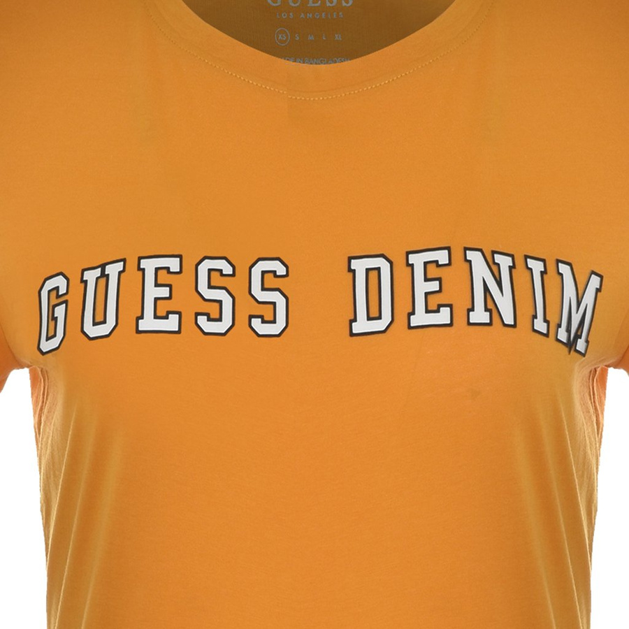 T-SHIRT DAMSKI GUESS M0GI76 I3Z00 Żółty