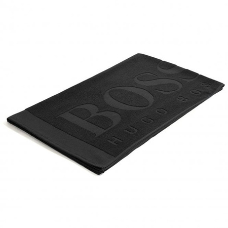 Ręcznik Plażowy HUGO BOSS Logo 50286759 Czarny