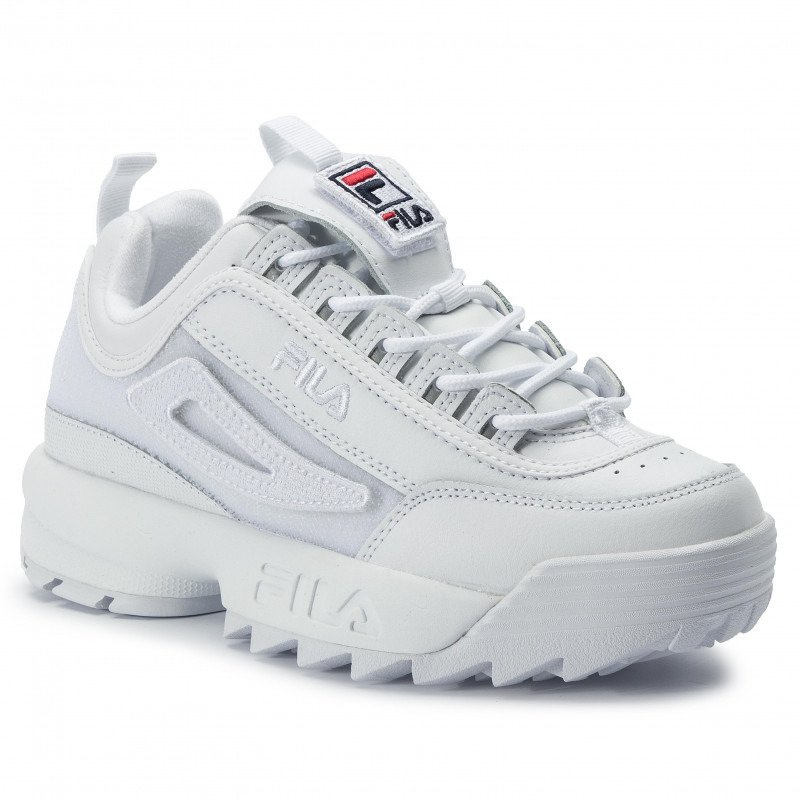 BUTY DAMSKIE FILA DISRUPTOR II PATCHES WMN WHITE