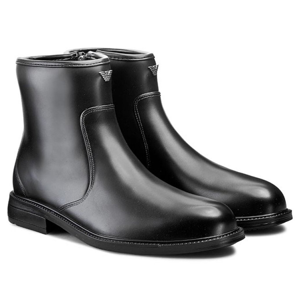 Kozaki Męskie r. 43 ARMANI JEANS B6595 74 12 Black