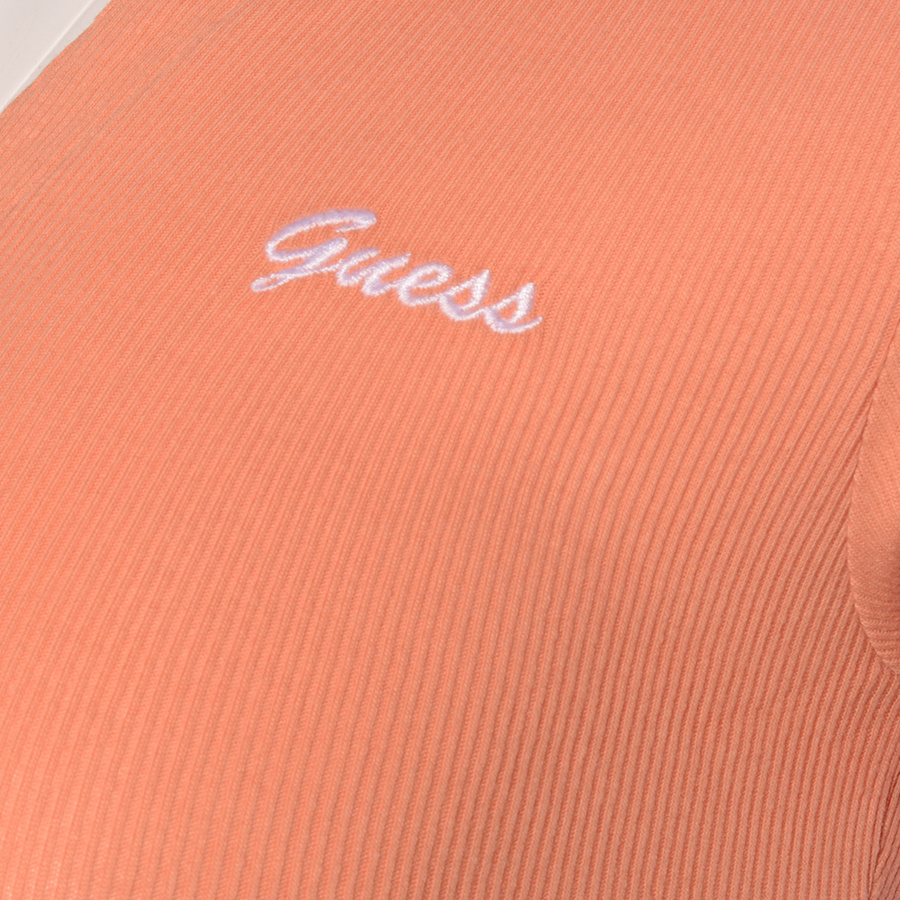 T-Shirt Damski GUESS Logo M1RI32 J1311 Brzoskwinia