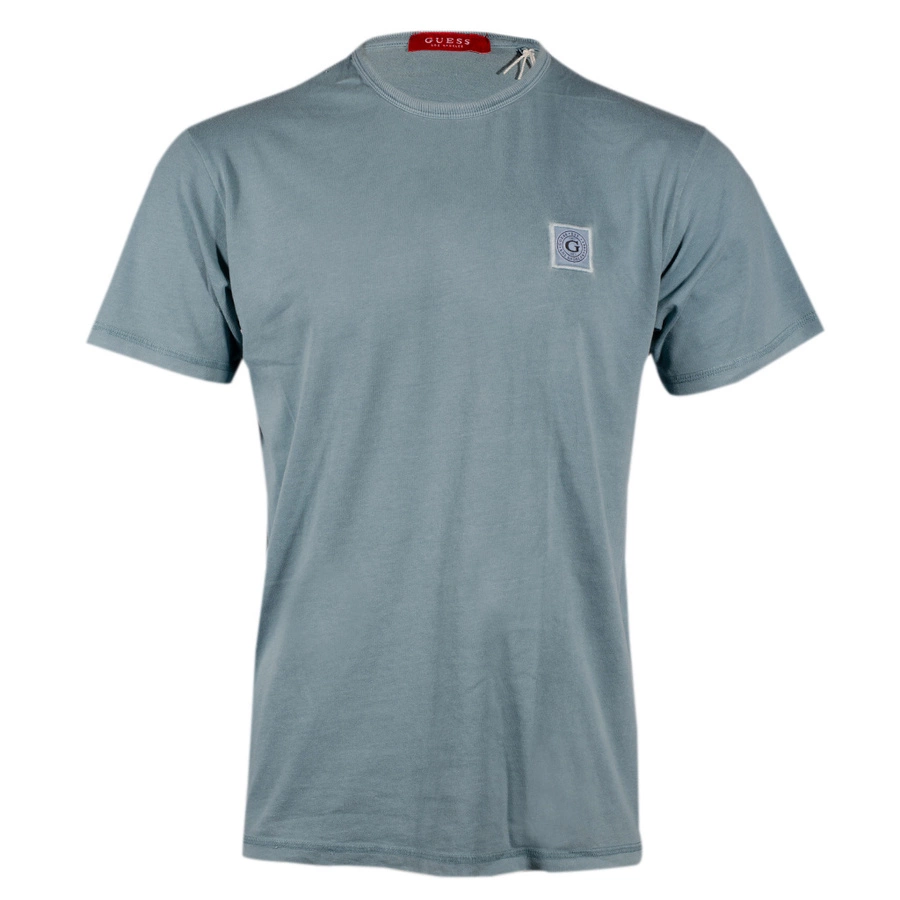 T-Shirt Męski GUESS M1YI82 K9WK1 Niebieski