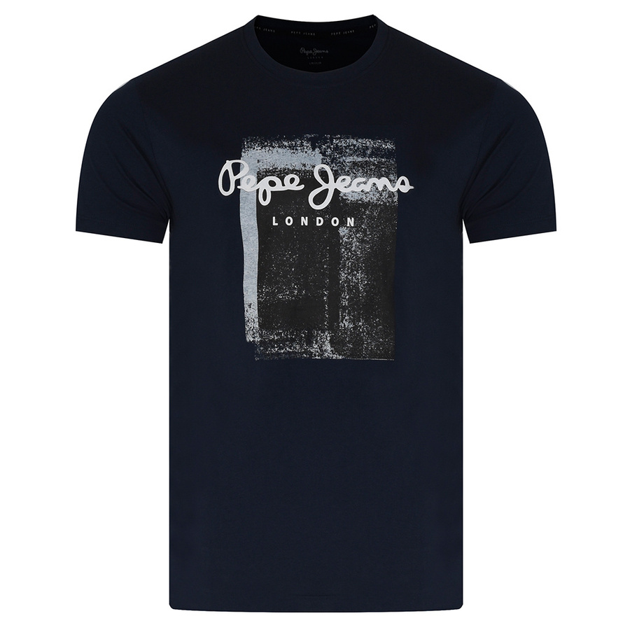 T-shirt Męski PEPE JEANS Oldwive PM508942 Granat