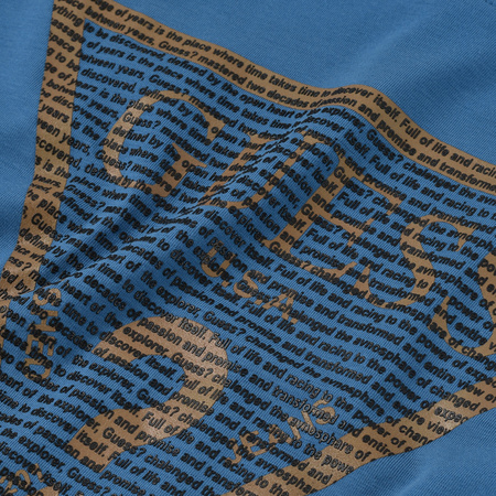 T-Shirt Męski GUESS Logo M1RI28 J1311 Niebieski