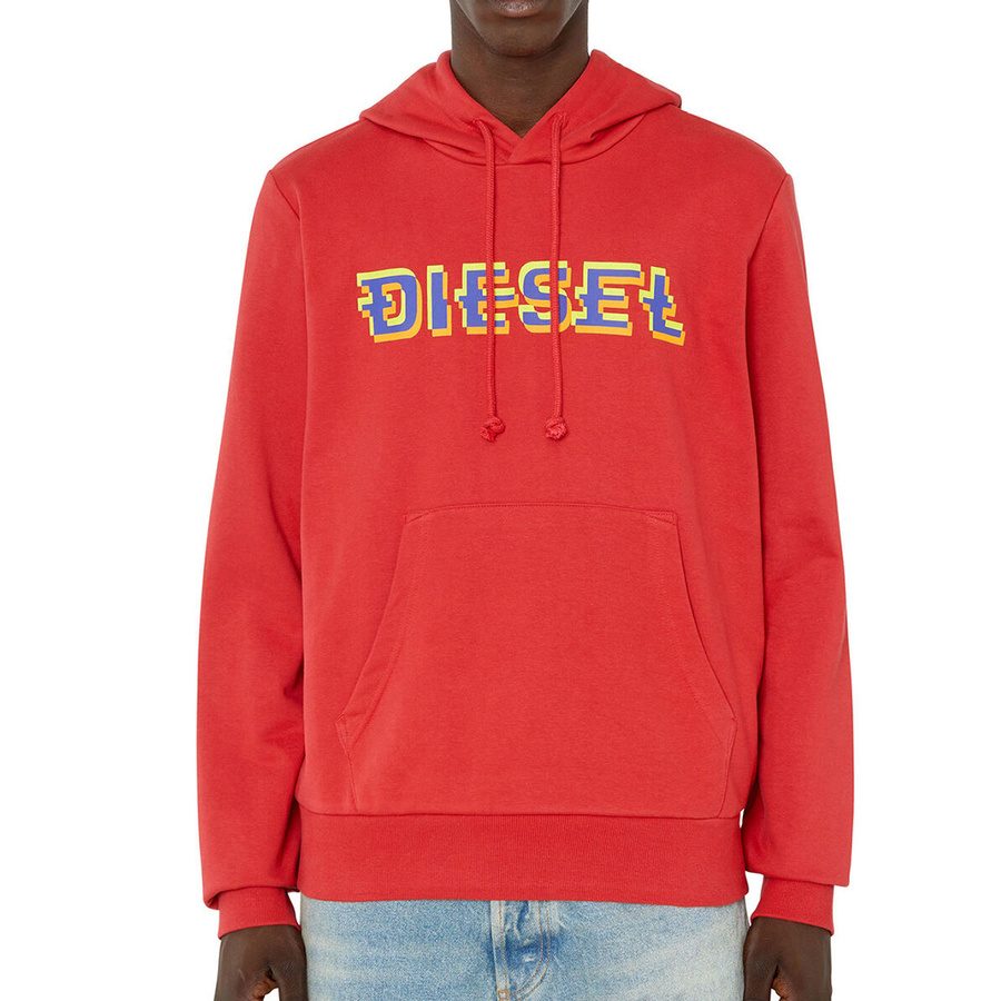 Bluza Męska DIESEL A06510 0HAYT-9XX Czerwona
