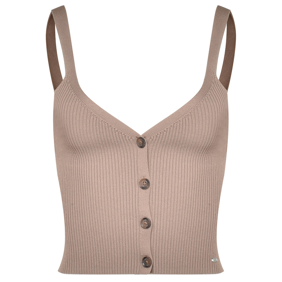 Bluzka Na Ramiaczka GUESS W1YI97 JA911 Brązowa