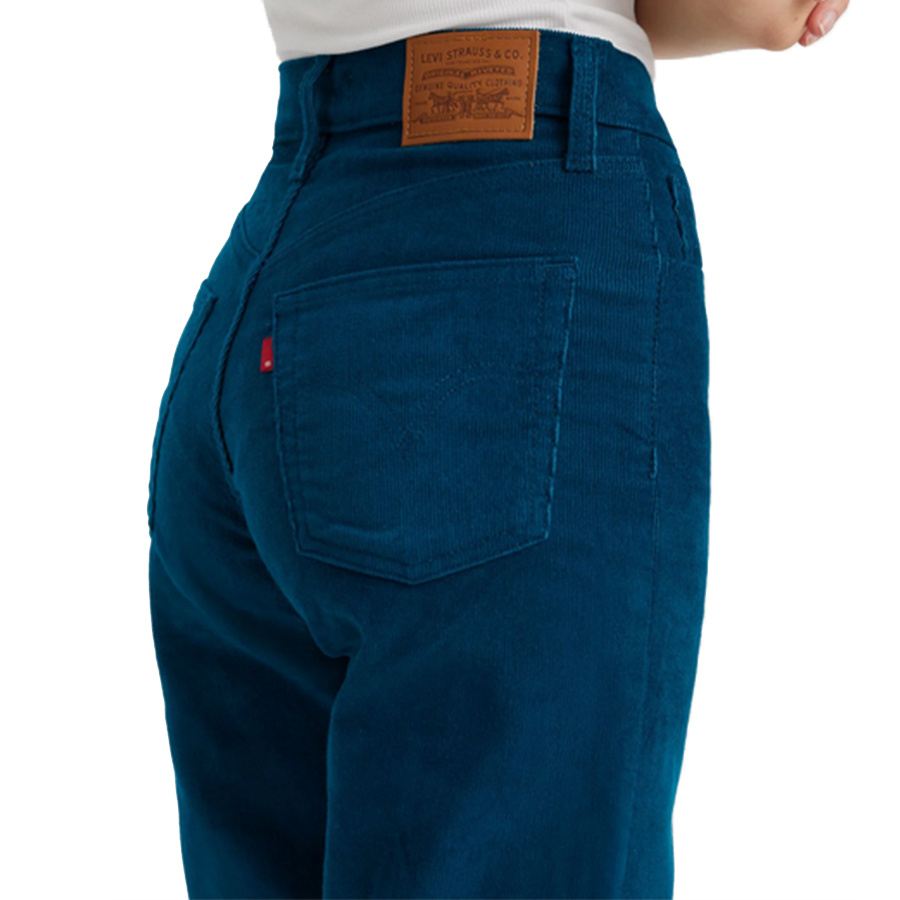 Damskie Spodnie Sztruksowe LEVIS 797550025 Niebieskie