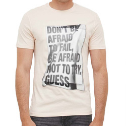 T-Shirt Męski GUESS Logo M3YI06 I3Z14 Pudrowy róż