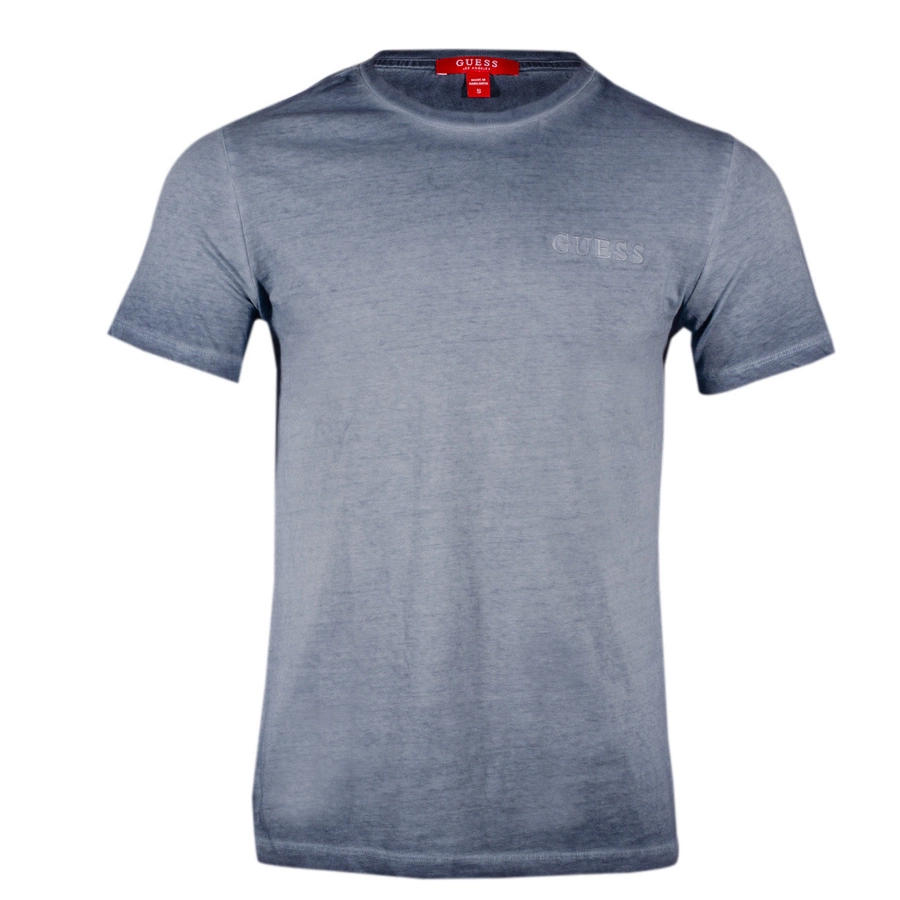 T-Shirt Męski GUESS T2GI96 KAK90 Niebieski