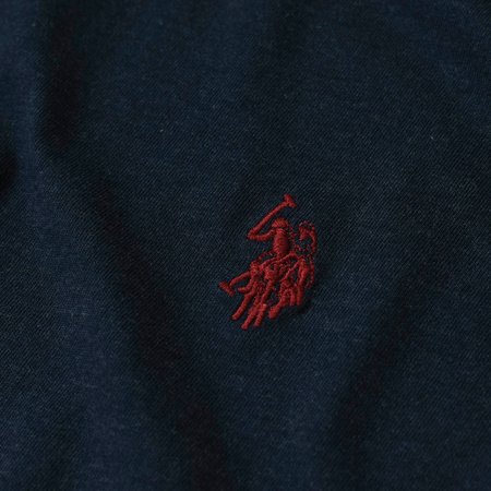 Longsleeve U.S. POLO ASSN. 11C022 98826 Granatowy