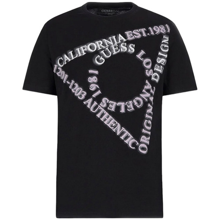 T-Shirt Męski GUESS Logo M3BI13 I3Z14 Czarny