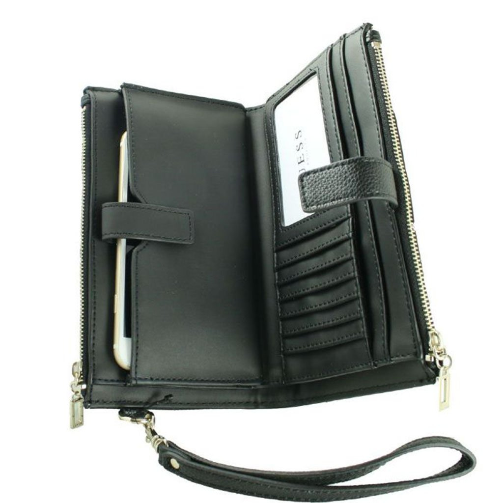 PORTFEL DAMSKI GUESS EILEEN SLG VG716957 BLACK