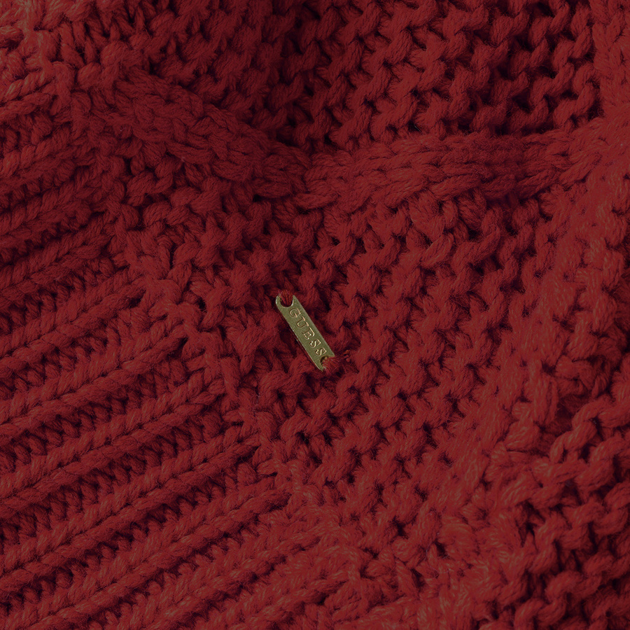 Sweter Damski GUESS Haley Q1BR10 Z1S00 Bordowy