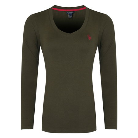 Bluzka Damska  U.S. POLO ASSN. 21350806 Zielony