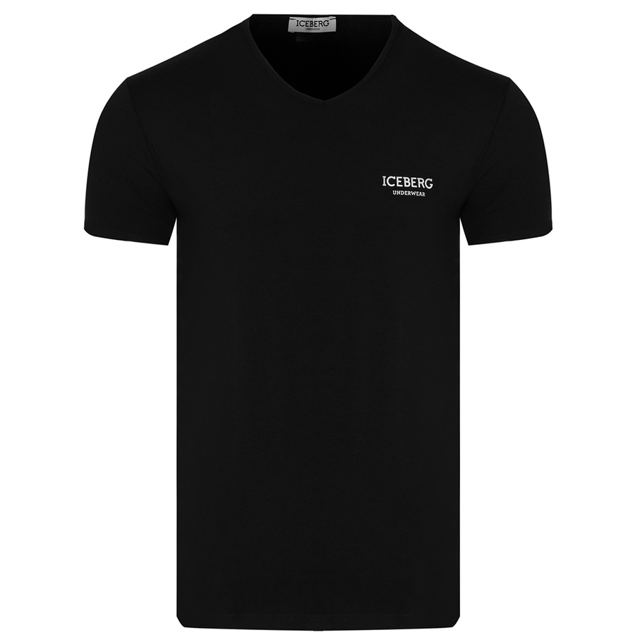 T-shirt Męski ICEBERG ICE1UTS02 Czarny Slim Fit