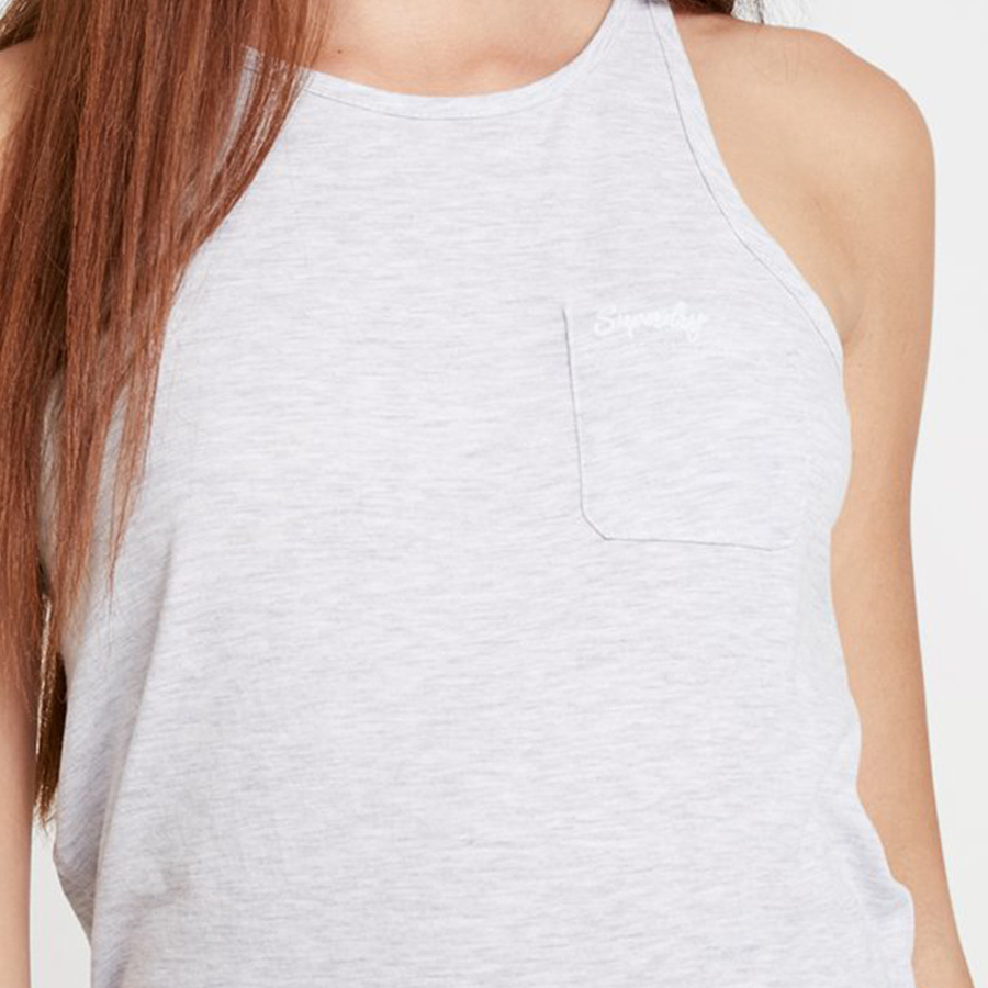 Top Bluzka Damska SUPERDRY G60110MT Szary