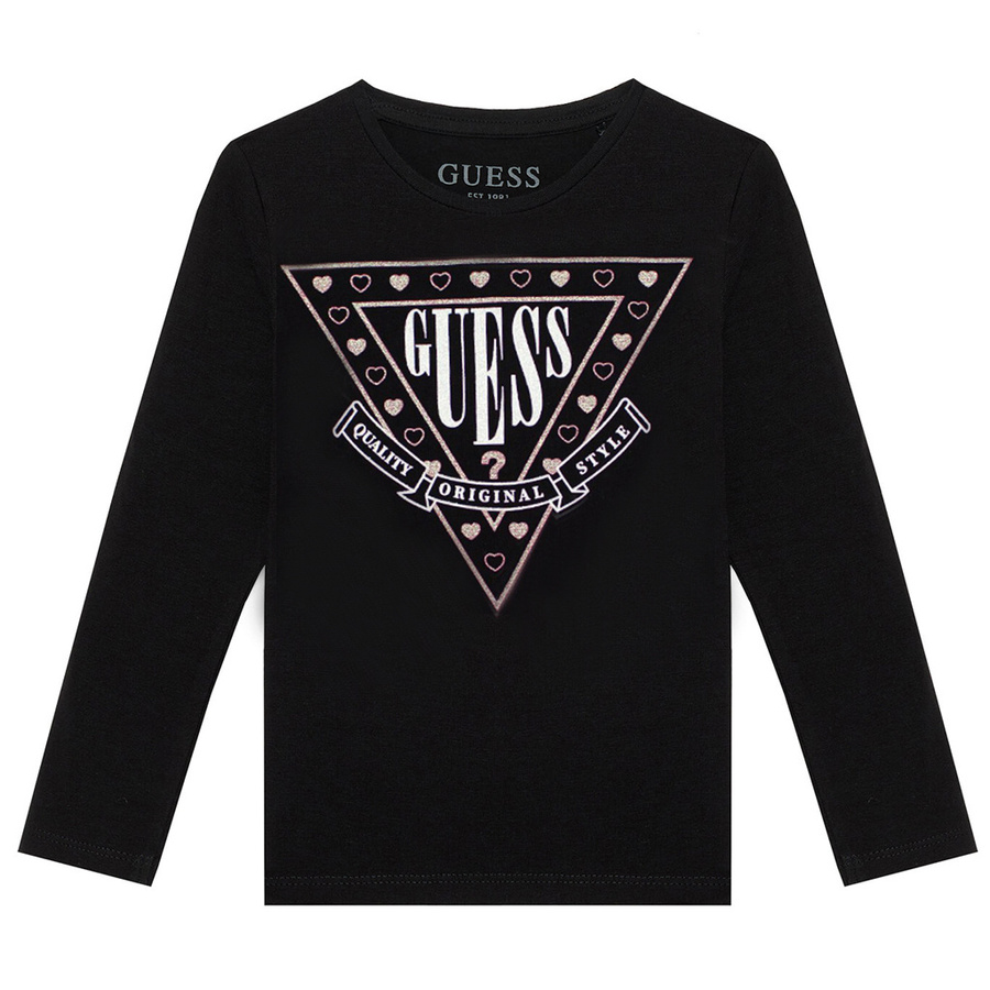 Bluzka Dziecięca GUESS J1YI01 K6YW1 Czarna -30%