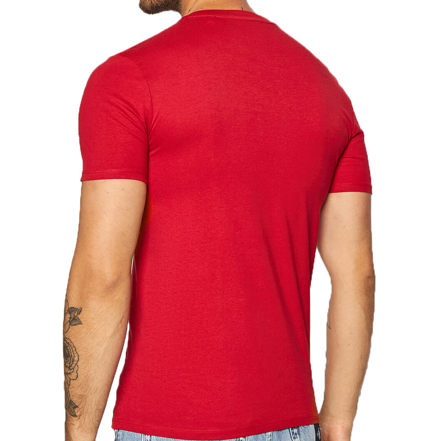 T-Shirt Meski GUESS M1RI37 I3Z11 Czerwony Slim Fit