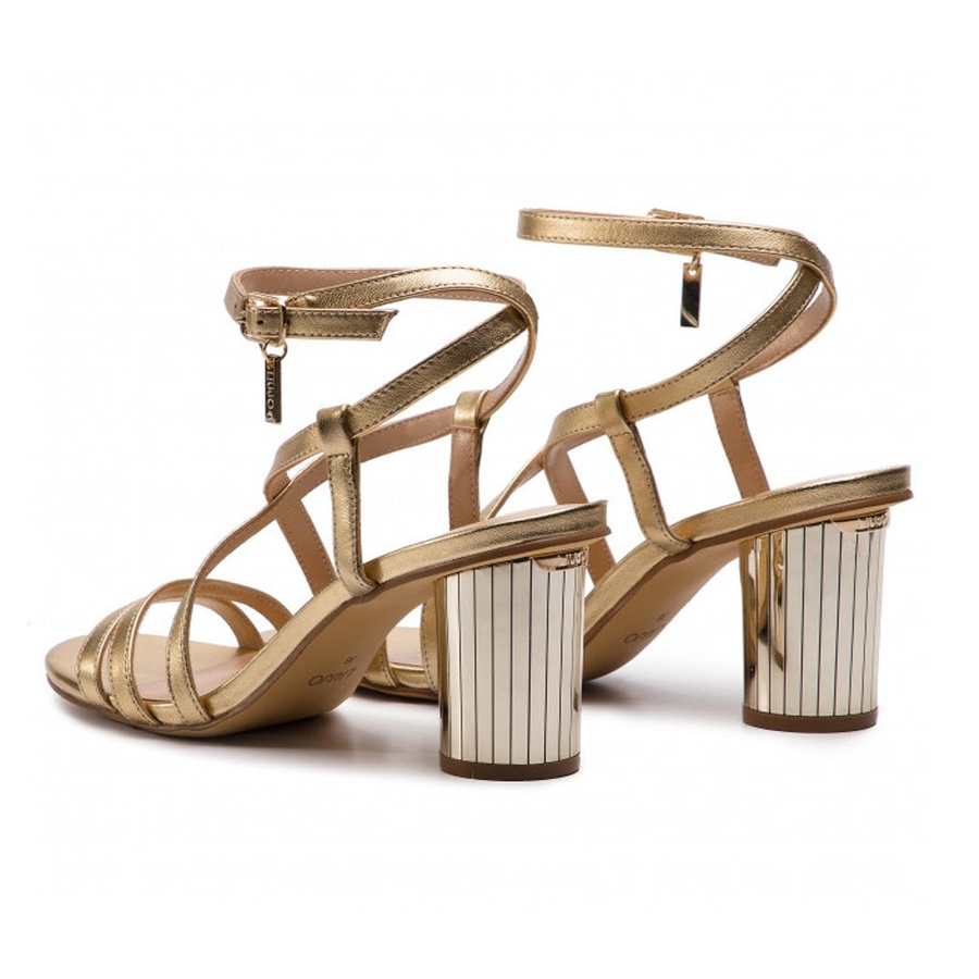 Sandały damskie Liu Jo S19103 Doroty 05 Złote