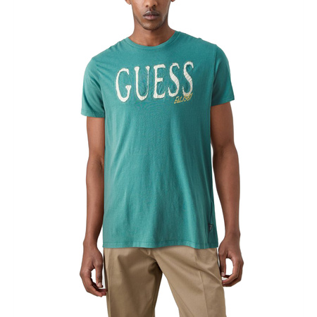 T-shirt Męski GUESS GU122O18Q-M11 Zielony