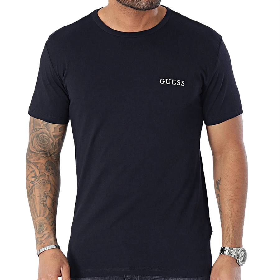 T-shirt Męski GUESS Joe U4RM01 K6YW0 Granatowy