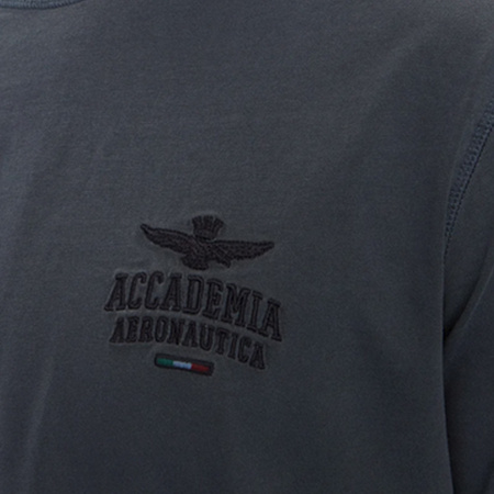 T-shirt Męski Aeronautica Militare 242TS2302J652 Granatowy