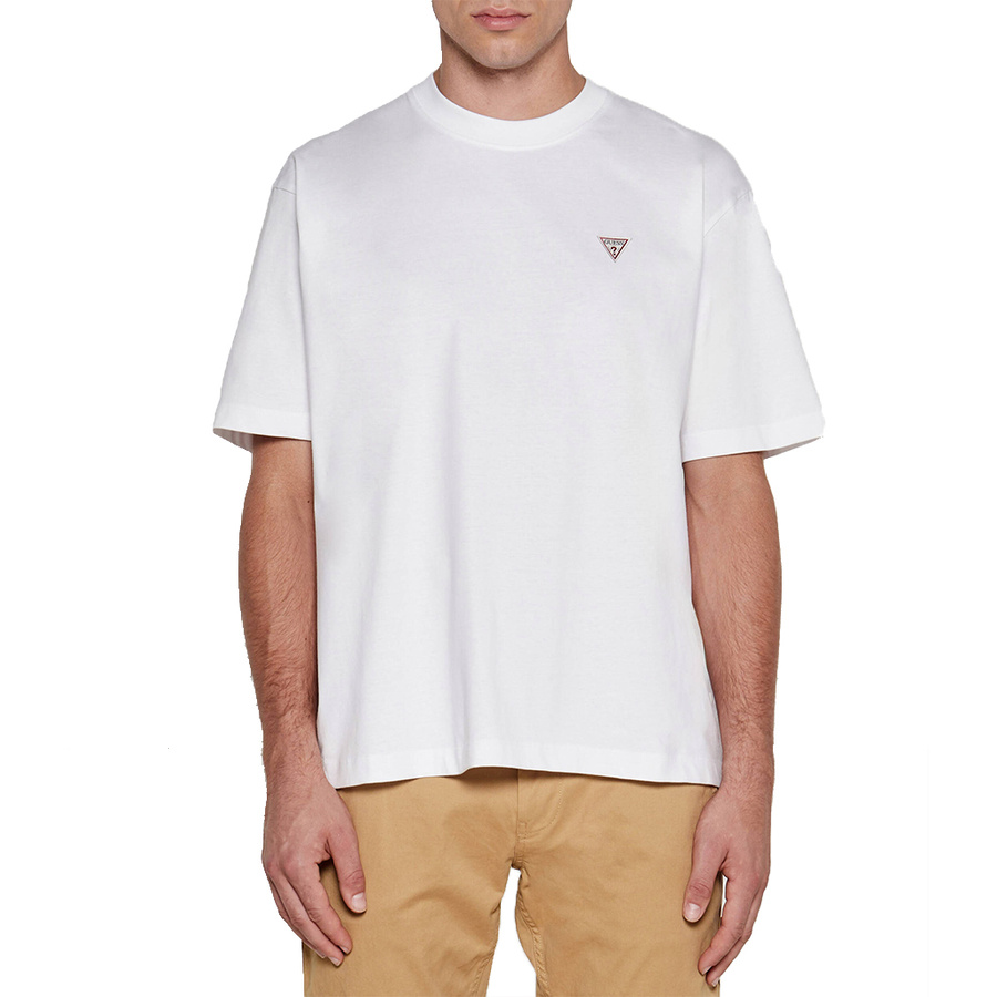 T-shirt GUESS Logo M4YI46 K8FQ4 Biały Oversize