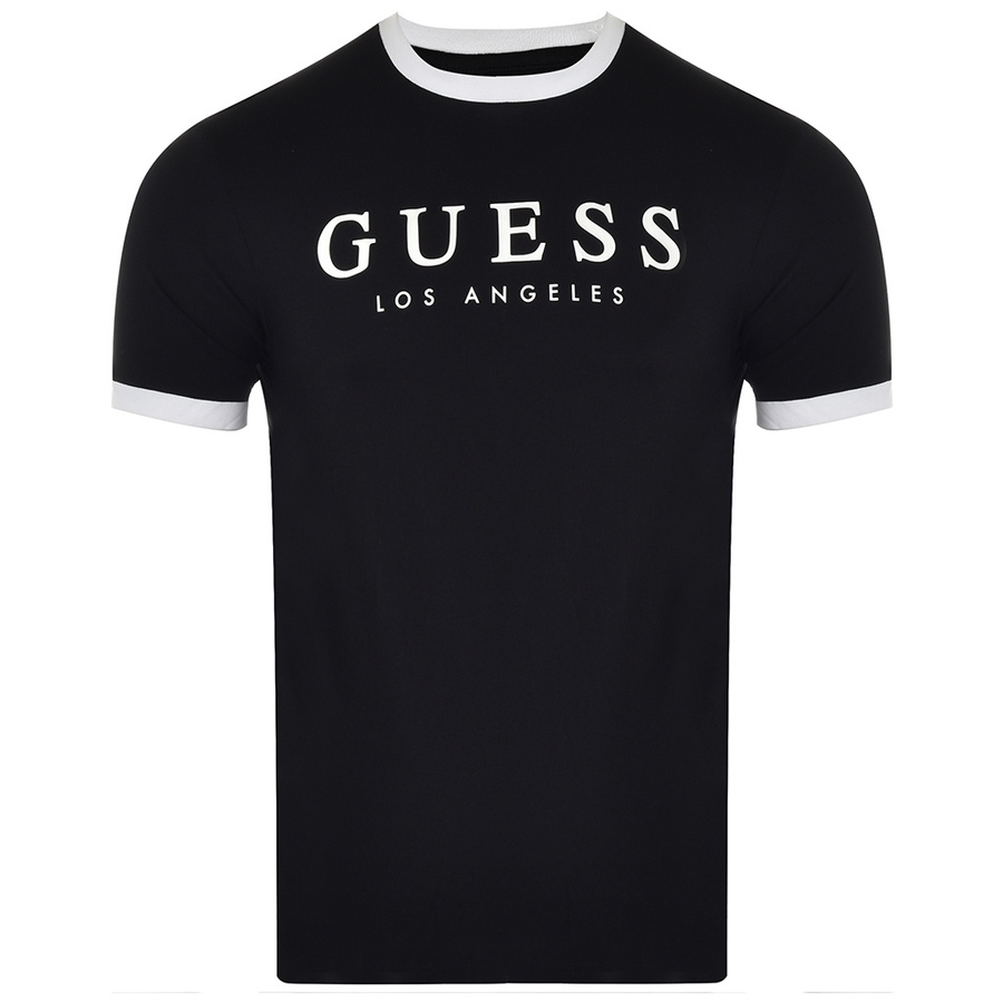 T-Shirt Meski GUESS M2RI16 K8FQ1 Czarny
