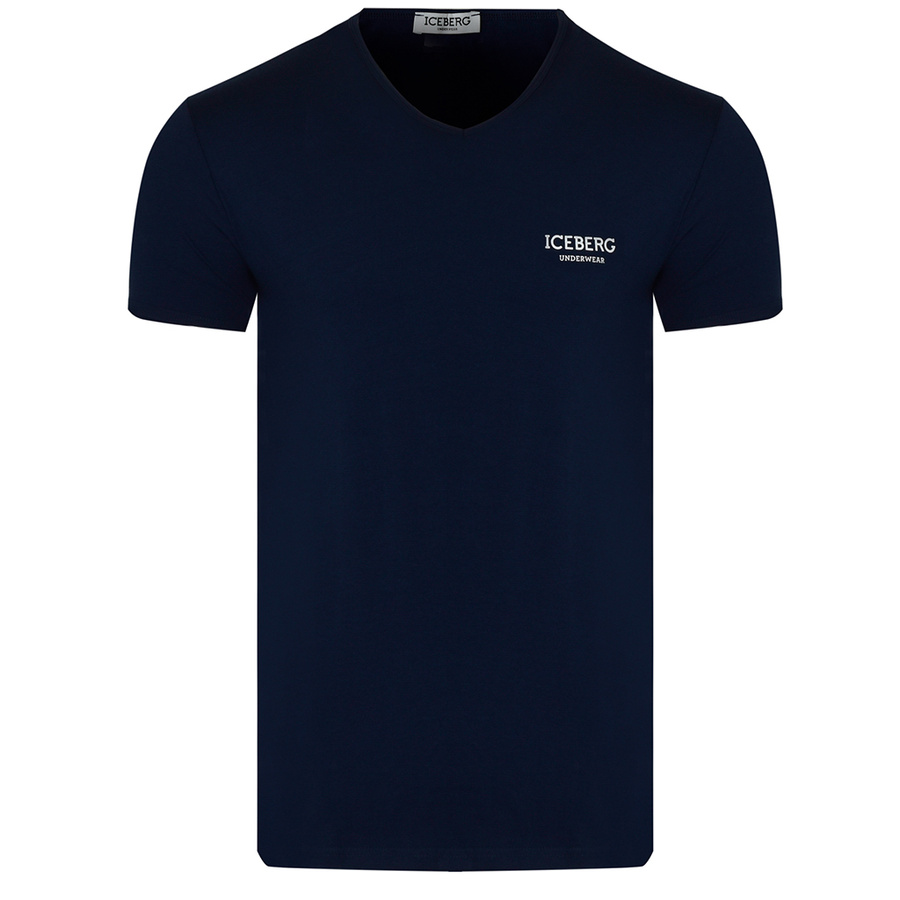 T-shirt Męski ICEBERG ICE1UTS02 Granatowy
