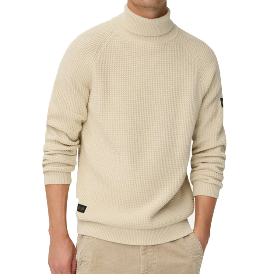 Sweter Golf CAMEL ACTIVE 409550-6K21-11 Kremowy