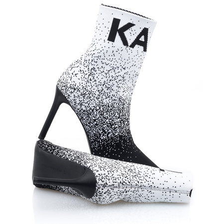 Botki KARL LAGERFELD KL31371 Black Knit -50%