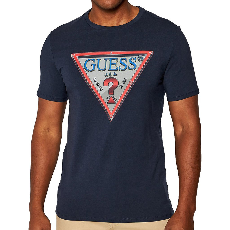 T-Shirt Męski GUESS M0BI58 J1300 Slim Fit