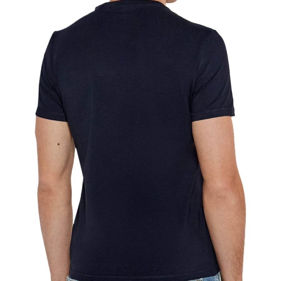 T-Shirt Męski GUESS Logo M4BI35 J1314 Granatowy